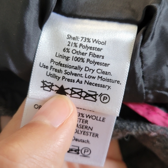 Eddie Bauer Charcoal Grey Wool Blend Fall Winter Mini Skirt - Picture 8 of 8